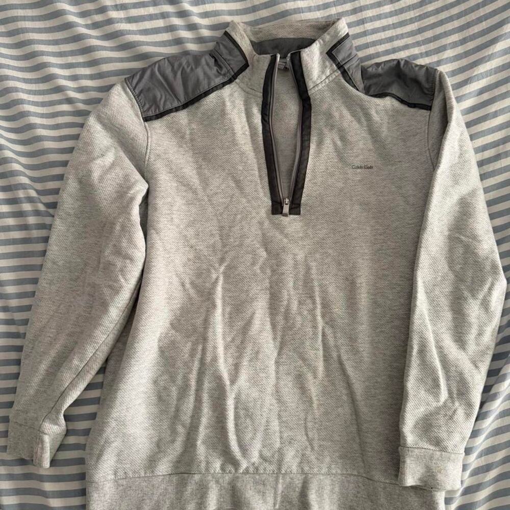 Vintage calvin klein quarter zip